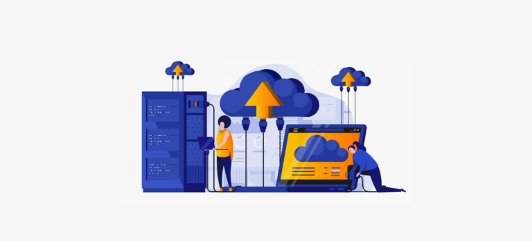 An illustration showing items such as security, reliability, customer support, and scalability, representing the top features to look for in a managed web hosting provider in Dublin.