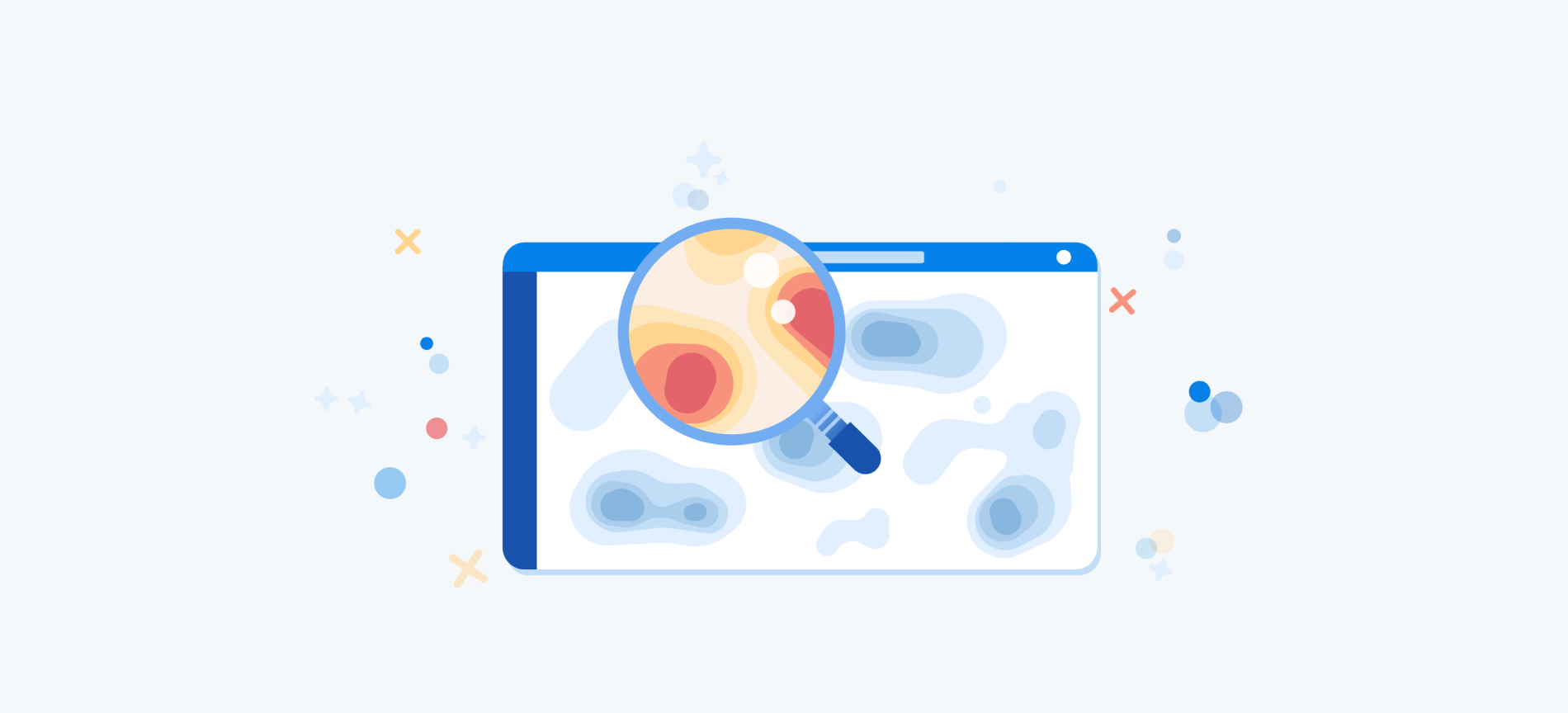 Dashboard displaying heatmap visualization for user behavior analysis in UX design.