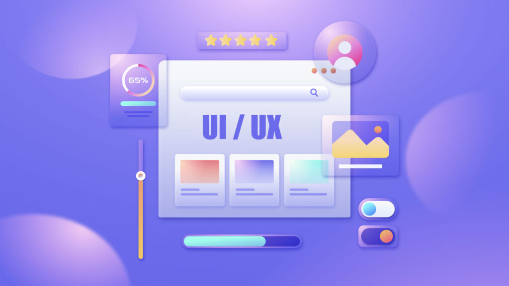 Modern website layout with key features of a good web design, including mobile responsiveness, fast loading, intuitive navigation, and SEO optimization