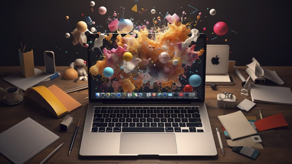 Creative digital marketing ideas for B2B success visualized with innovative content strategies, personalized campaigns, interactive media, and multichannel outreach techniques